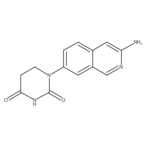 1-(3-Aminoisoquinolin-7-yl)-1,3-diazinane-2,4-dione Structure