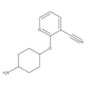 2-[(4-Aminocyclohexyl)oxy]nicotinonitrile Structure