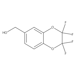 6-(Hydroxymethyl)-2,2,3,3-tetrafluoro-1,4-benzodioxane结构式