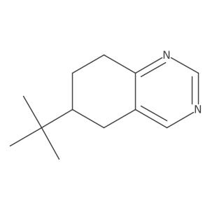 6-Tert-butyl-5,6,7,8-tetrahydroquinazoline结构式