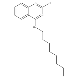 2-Chloro-N-octyl-4-quinazolinamine结构式