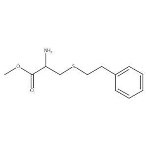 Methyl 2-amino-3-[(2-phenylethyl)sulfanyl]propanoate Structure