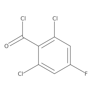 2,6-Dichloro-4-fluorobenzoyl chloride结构式