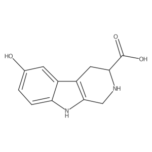 6-hydroxy-1H,2H,3H,4H,9H-pyrido[3,4-b]indole-3-carboxylic acid Structure