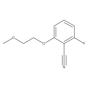 2-Fluoro-6-(2-methoxyethoxy)benzonitrile Structure