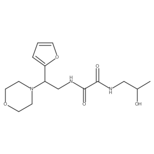 N1-(2-(furan-2-yl)-2-morpholinoethyl)-N2-(2-hydroxypropyl)oxalamide Structure
