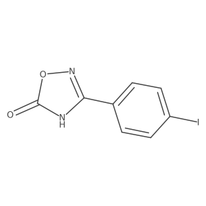 3-(4-iodophenyl)-4H-1,2,4-oxadiazol-5-one Structure