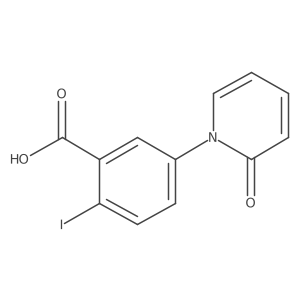 2-iodo-5-(2-oxopyridin-1(2H)-yl)benzoic acid Structure