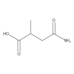 3-Carbamoyl-2-methylpropanoic acid Structure