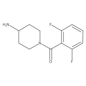 1-(2,6-Difluorobenzoyl)piperidin-4-amine结构式