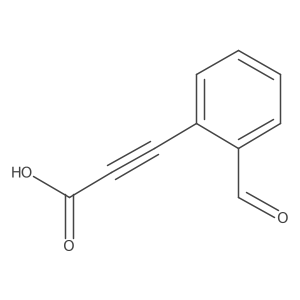 3-(2-Formylphenyl)prop-2-ynoic acid结构式