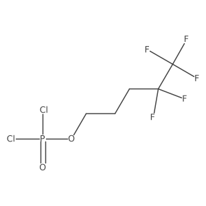 4,4,5,5,5-Pentafluoropentyl Phosphorodichloridate结构式