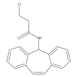 3-Chloro-N-5H-dibenzo[a,d]cyclohepten-5-ylpropanamide Structure