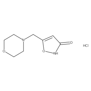 5-(Morpholin-4-ylmethyl)isoxazol-3-ol hydrochloride Structure