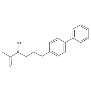 N-[2-([1,1a(2)-Biphenyl]-4-yloxy)ethyl]-N-hydroxyacetamide结构式