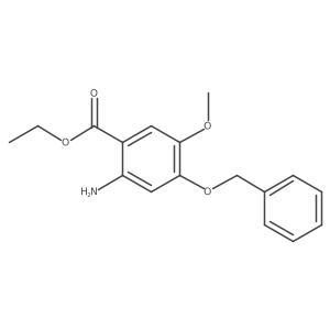 Ethyl 2-amino-5-methoxy-4-phenylmethoxybenzoate Structure