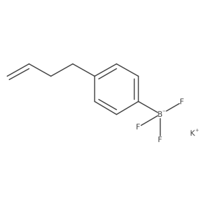 Potassium (4-(but-3-en-1-yl)phenyl)trifluoroborate结构式