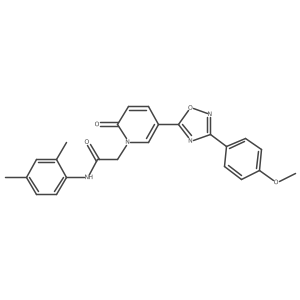 N-(2,4-dimethylphenyl)-2-(5-(3-(4-methoxyphenyl)-1,2,4-oxadiazol-5-yl)-2-oxopyridin-1(2H)-yl)acetamide Structure