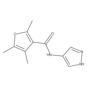 2,4,5-trimethyl-N-(1H-pyrazol-4-yl)furan-3-carboxamide Structure