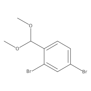 2,4-Dibromo-1-(dimethoxymethyl)benzene Structure