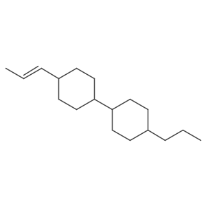 (trans,trans)-4-(1E)-1-Propen-1-yl-4'-propyl-1,1'-bicyclohexyl结构式