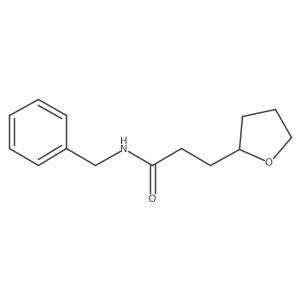 n-Benzyl-3-(tetrahydrofuran-2-yl)propanamide结构式
