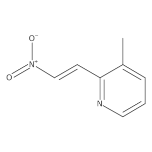 3-Methyl-2-(2-nitroethenyl)pyridine Structure
