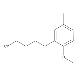 4-(2-Methoxy-5-methylphenyl)butan-1-amine Structure