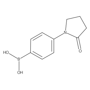 (4-(2-Oxopyrrolidin-1-yl)phenyl)boronic acid Structure