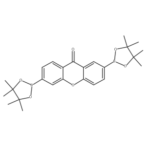 2,6-Bis(4,4,5,5-tetramethyl-1,3,2-dioxaborolan-2-yl)-9h-xanthen-9-one Structure
