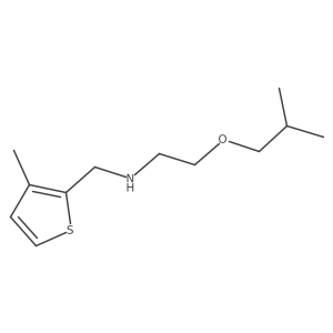 3-Methyl-N-[2-(2-methylpropoxy)ethyl]-2-thiophenemethanamine Structure