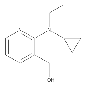 2-(Cyclopropylethylamino)-3-pyridinemethanol结构式
