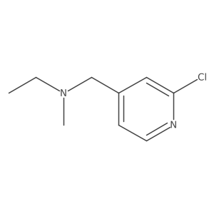 [(2-Chloropyridin-4-yl)methyl](ethyl)methylamine结构式