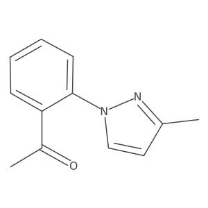 1-[2-(3-Methyl-1H-pyrazol-1-yl)phenyl]ethan-1-one Structure
