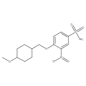 4-[(4-Methoxycyclohexyl)methoxy]-3-nitrobenzenesulfonamide Structure