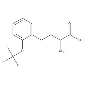 (R)-2-Amino-4-(2-(trifluoromethoxy)phenyl)butanoic acid Structure
