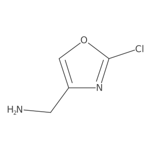 (2-Chloro-1,3-oxazol-4-YL)methanamine Structure