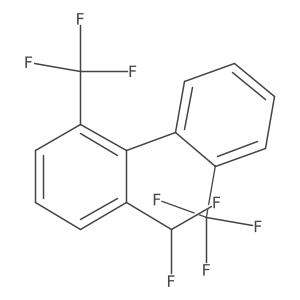 1,1a(2)-Biphenyl, 2-(difluoromethyl)-2a(2),6-bis(trifluoromethyl)- Structure