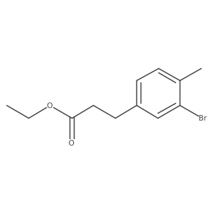 Ethyl 3-(3-bromo-4-methylphenyl)propanoate Structure