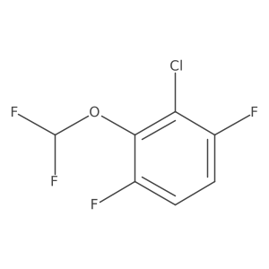 2-Chloro-3-(difluoromethoxy)-1,4-difluoro-benzene Structure