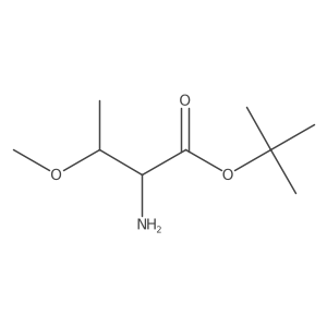tert-butyl (2R,3S)-2-amino-3-methoxybutanoate Structure