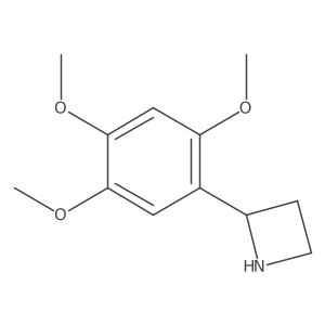2-(2,4,5-Trimethoxyphenyl)azetidine Structure