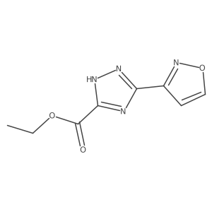 Ethyl 3-(3-isoxazolyl)-1H-1,2,4-triazole-5-carboxylate Structure