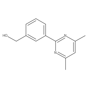 (3-(4,6-Dimethylpyrimidin-2-yl)phenyl)methanol Structure