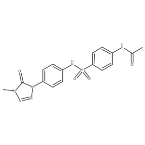 N-(4-(N-(4-(4-methyl-5-oxo-4,5-dihydro-1H-tetrazol-1-yl)phenyl)sulfamoyl)phenyl)acetamide Structure