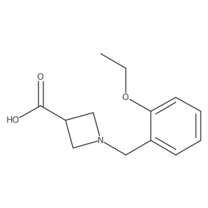1-[(2-Ethoxyphenyl)methyl]azetidine-3-carboxylic acid结构式