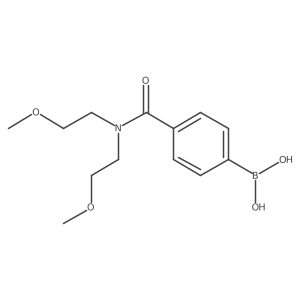 B-[4-[[bis(2-methoxyethyl)amino]carbonyl]phenyl]Boronic acid结构式