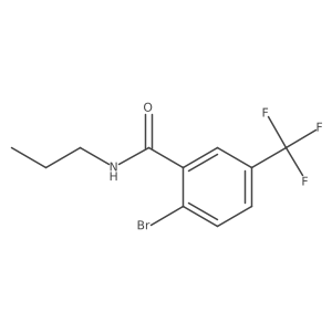 2-Bromo-N-propyl-5-(trifluoromethyl)benzamide Structure