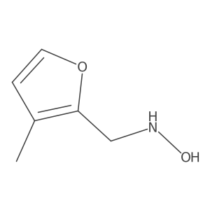 N-[(3-methylfuran-2-yl)methyl]hydroxylamine结构式