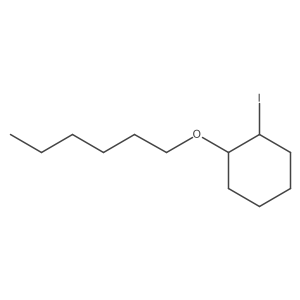 1-(Hexyloxy)-2-iodocyclohexane Structure